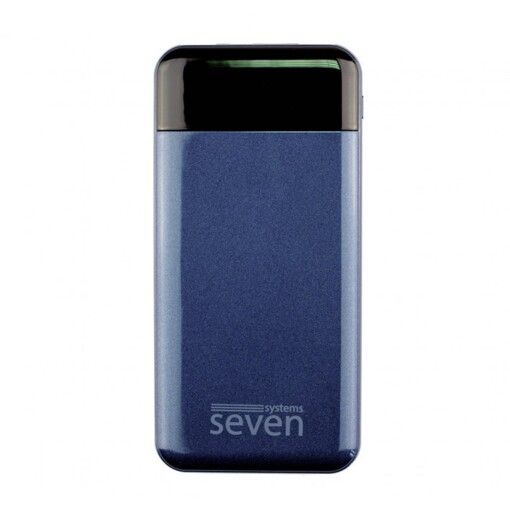 Зарядний пристрій SEVEN P7 10000 mAh Type-C DARK BLUE