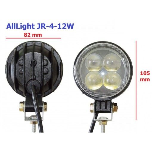 Светодиодная фара дальнего света AllLight JR-4-12W