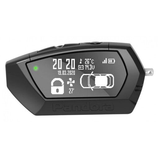 Брелок Pandora LCD D023 black DXL 4750