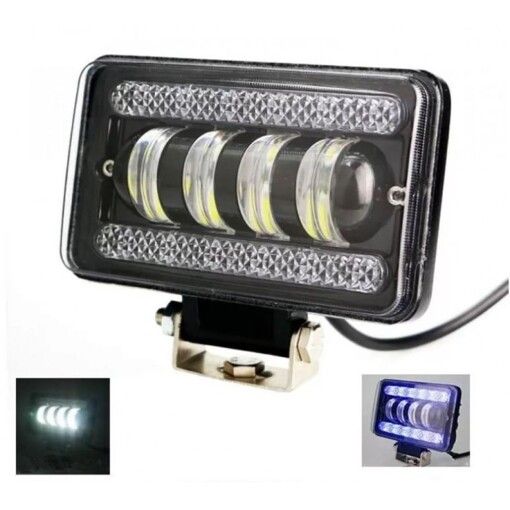 Світлодіодна фара ближнього світла AllLight 41B-40W+Blue DRL