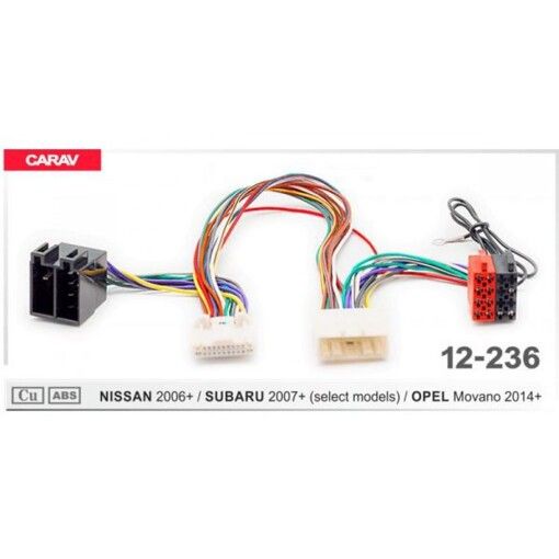 Переходник для магнитол Nissan, Dacia, Renault, Subaru, Opel Carav 12-236