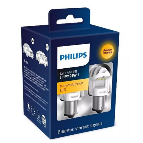 Лампы светодиодные PHILIPS 11498XUAXM X-tremeUltinon LED gen2 PY21W 12V BAU15s (2 шт.)