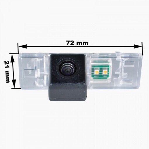 Камера заднего вида Prime-X CA-1338 Citroen, Peugeot 301 (12+), 3008 II (16+), 408 I (10-14), 508 I (10-18), 3008 I (09-16), 408 II (14-22), C-Elysee II (13+)
