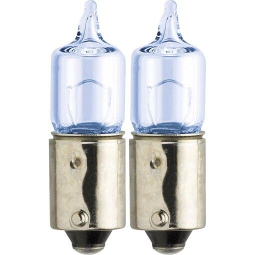 Лампа розжарювання Philips H6W WhiteVision, 2шт/блістер 12036WHVB2