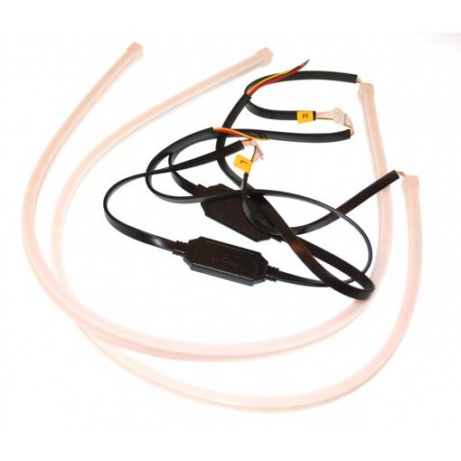 Светодиодная (LED) лента гибкая белая-желтая 60см v3