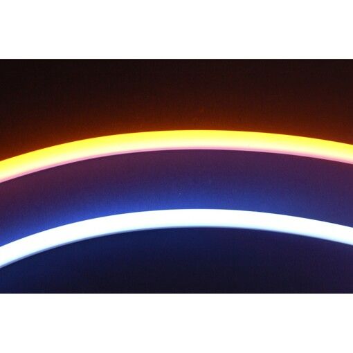 Светодиодная (LED) лента гибкая белая-желтая бегущая 60см v2 УЦЕНКА