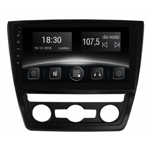 Штатна магнітола Gazer CM6510-5LA Skoda Yeti (5L) - auto conditi oner (2009-2013)