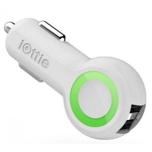 Зарядное устройство iOttie RapidVOLT Max Dual Port USB Car Charger for iPhones and Android Smartphones White CHCRIO104WH