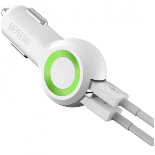 Зарядное устройство iOttie RapidVOLT Max Dual Port USB Car Charger for iPhones and Android Smartphones White CHCRIO104WH