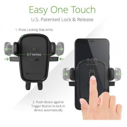 Автокрепление для смартфона iOttie Easy One Touch Wireless 2 Air Vent/CD Mount (HLCRIO143)
