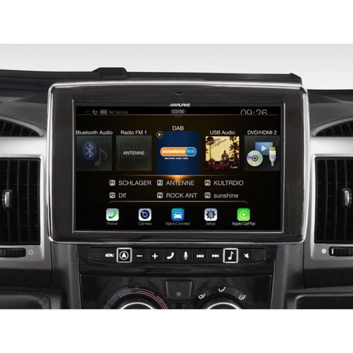 Штатная магнитола Alpine X902D-DU Fiat Ducato3, Citroen Jumper2, Peugeot Boxer2
