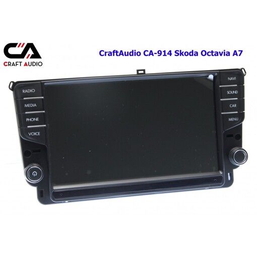 Штатна магнітола CraftAudio CA-914 Skoda Octavia A7