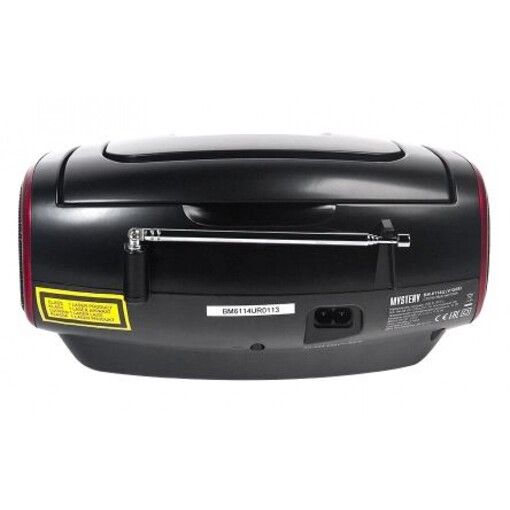 Музичний центр Mystery BM-6114U black+red