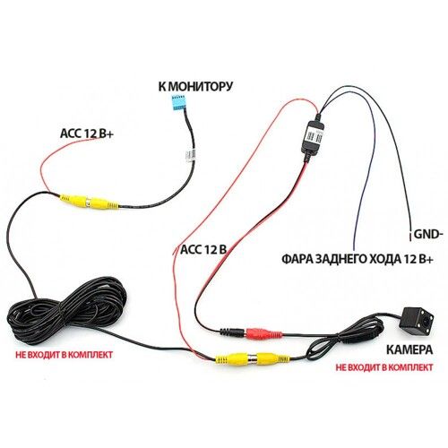 Фильтр питания камеры заднего вида с функцией задержки