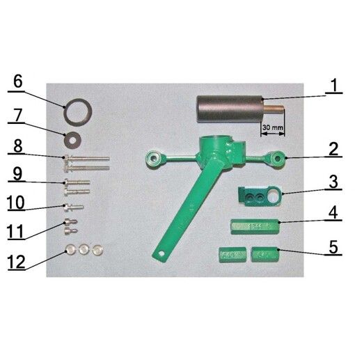Модельний безштирьовий блокатор КПП Construct 1661 Peugeot 301, Citroen C-elysee МКПП