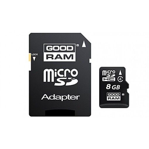Карта пам'яті Goodram microSDHC 8GB Class 4+ adapter