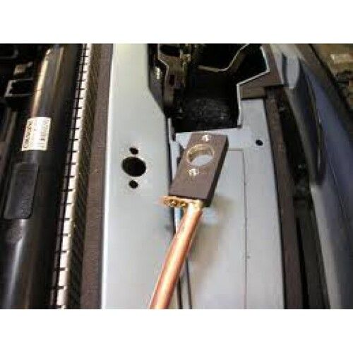 Замок капота ел/механічний універсальний Defen Time (сфера)