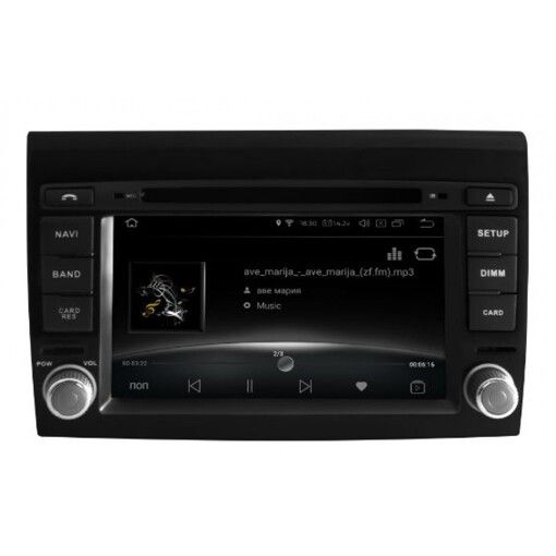 Штатная магнитола Gazer CM5007-198 Fiat Bravo (198) (2007-2015)