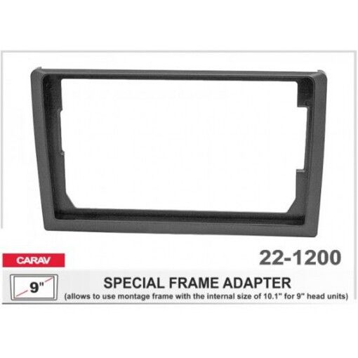 Рамка декоративная Carav 22-1200 для перехода с 10.1&quot; на 9&quot; универсальная