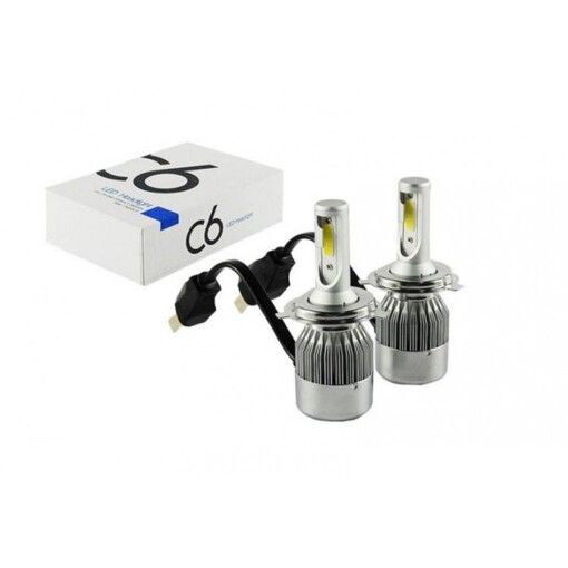 Лампы светодиодные HeadLight C6 H4 12-24V COB (2шт)