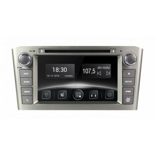 Штатна магнітола Gazer CM5008-250T Toyota Avensis 2003-2007