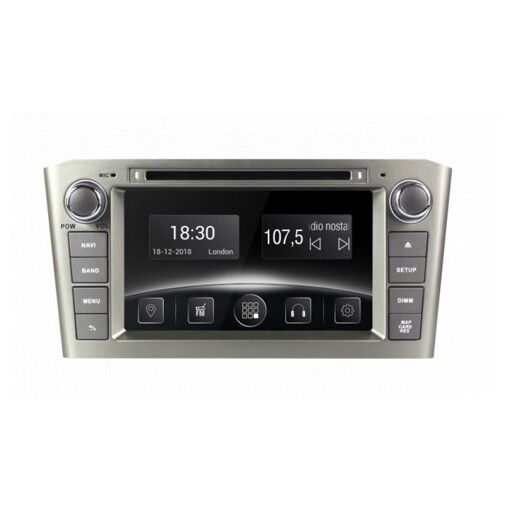 Штатна магнітола Gazer CM6008-250T Toyota Avensis 2003-2007