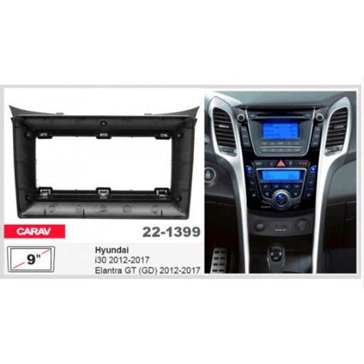 Рамка переходная Carav 22-1399 Hyundai i30, Elantra