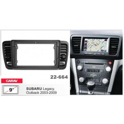 Рамка перехідна Carav 22-664 Subaru Legacy, Outback