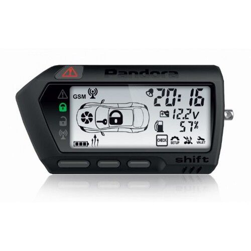 Брелок Pandora LCD DXL 707 black