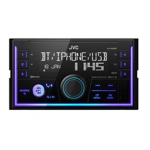 Медиа-ресивер 2-DIN JVC KW-X850BT