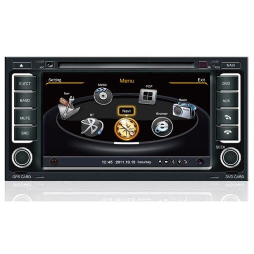 Штатна магнітола MyDean 1042 VW Touareg (2003-2010)