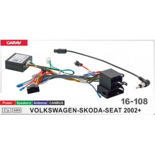 Переходник для магнитол 9&quot;, 10.1&quot; Carav 16-108 Volkswagen, Skoda, Seat