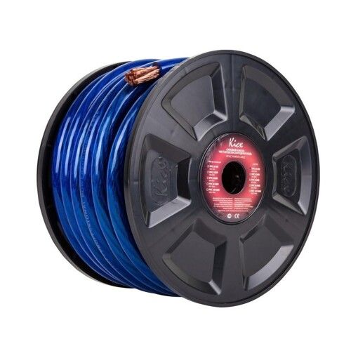 Кабель силовий Kicx PCC-015 B (0Ga, синій) (метр)