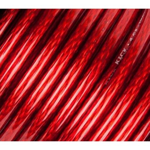 Кабель силовий Kicx PPC-430 R (4Ga, червоний) (метр)