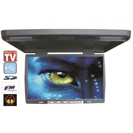 Монитор потолочный Klyde  KL 3719 USB/TV чернй