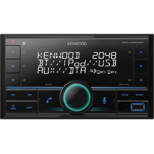 2-DIN медиа-ресивер Kenwood DPX-М3200ВТ