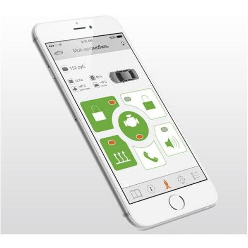 Автосигналізація безбрелочна Prizrak-820 BT з сиреною