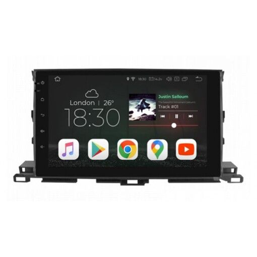 Штатна магнітола Gazer CM5510-XU50 Toyota Highlander (XU50) (2015 -2017)