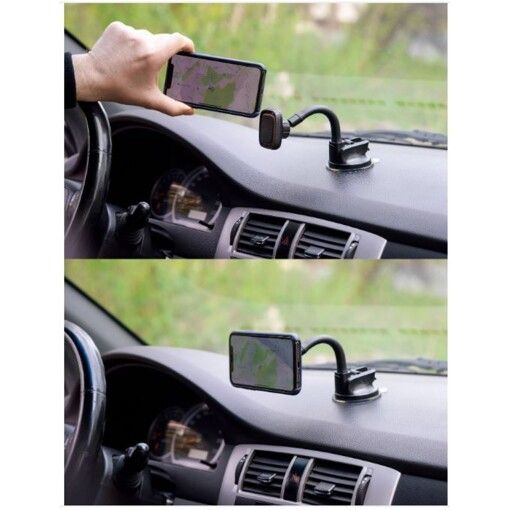 Автокріплення для смартфона магнітний Grand-X MT-03 (кріплення на панель чи скло)