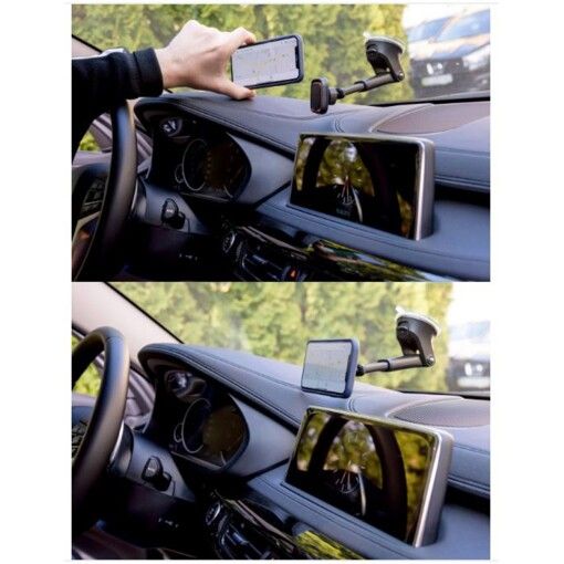 Автокріплення для смартфона магнітний Grand-X MT-06 (кріплення на панель чи скло, телескоп)