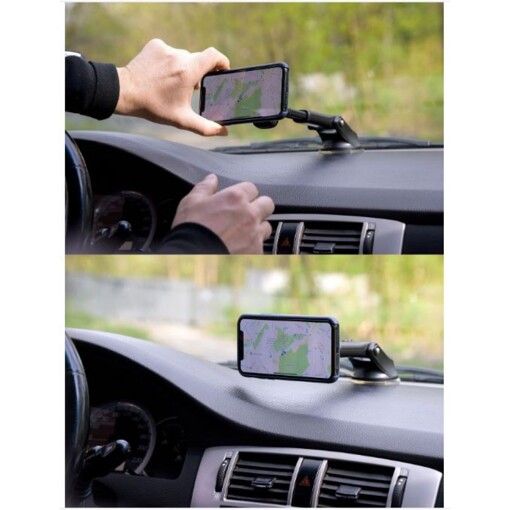 Автокріплення для смартфона магнітний Grand-X MT-06 (кріплення на панель чи скло, телескоп)