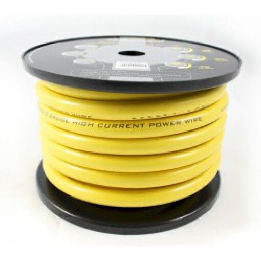 Кабель силовой Hollywood PRO PCY 8 (8GA, желтый) (метр)