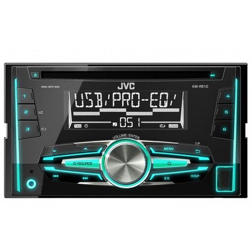 2-DIN CD/MP3-ревисер JVC KW-R510EE