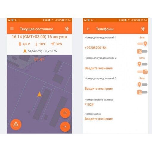 Трекер GPS Pandora NAV-08 Plus