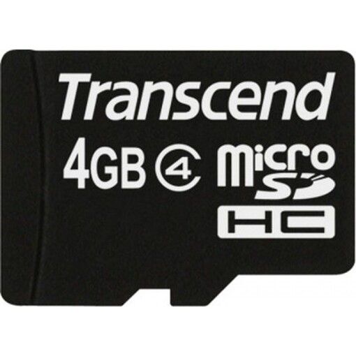 Карта пам'яті microSDHC Transcend 4 GB Class 4