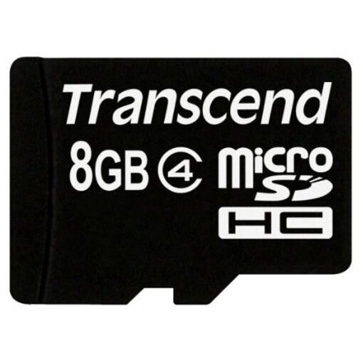 Карта пам'яті microSDHC Transcend 8 GB Class 4