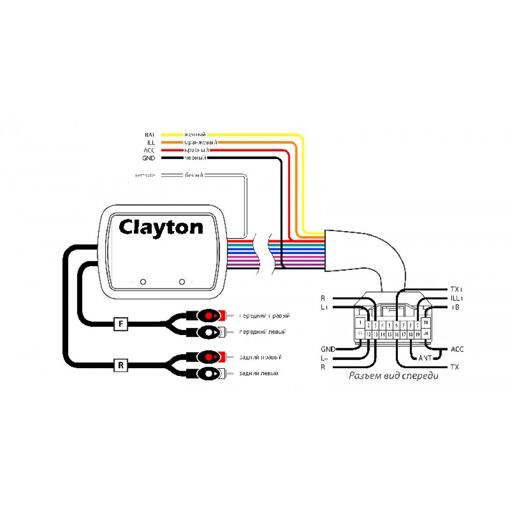 Адаптер усилителя Toyota/Lexus Clayton TLA-200