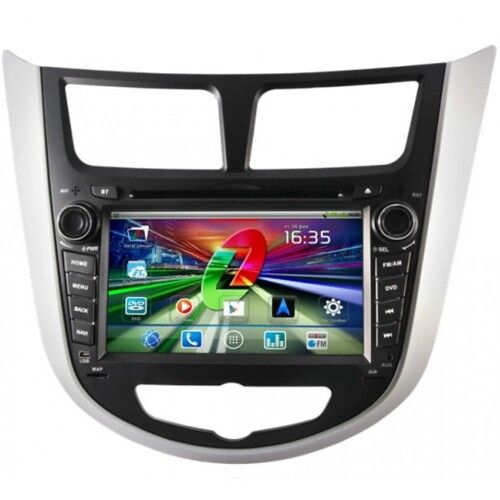 Штатна магнітола Gazer CM272-RB Hyundai Accent