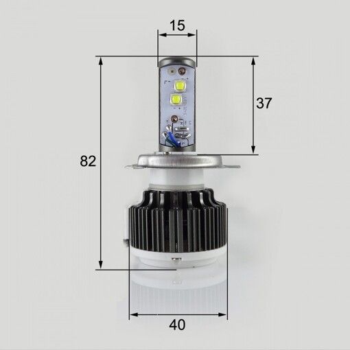 Світлодіодні лампи Sho-Me H4 6000K 40W LED G1.1 (2 шт)