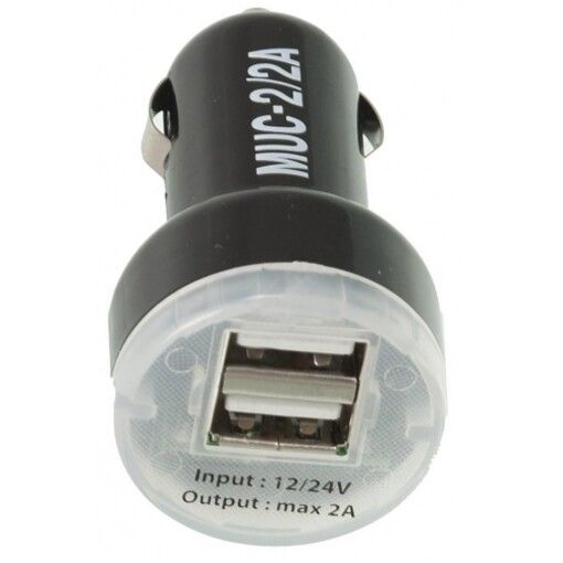 Зарядное устройство USB Mystery MUC 2/2A 12/5V 2А